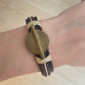Adjustable Leather Bracelet